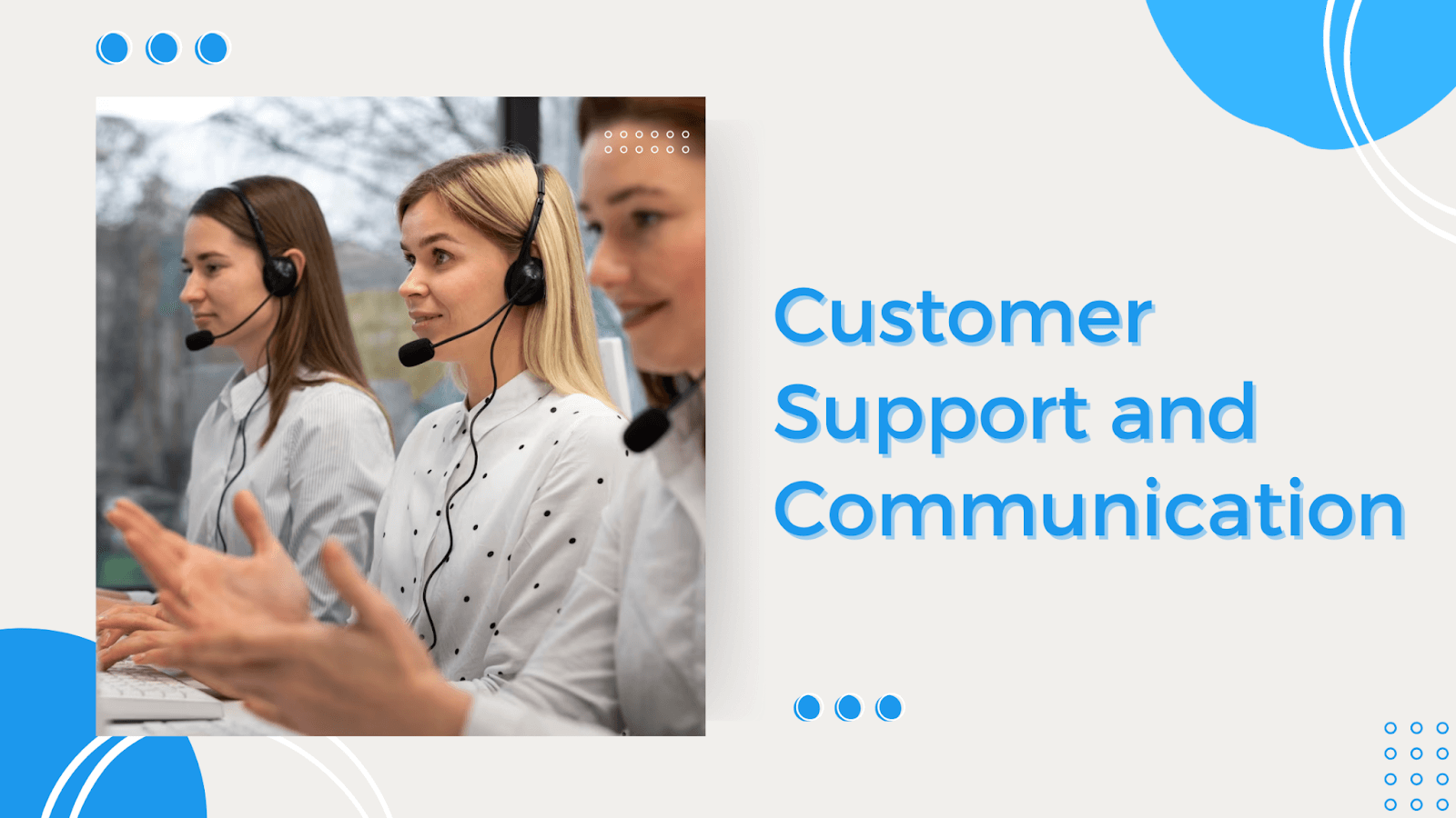 Customer Support and Communication