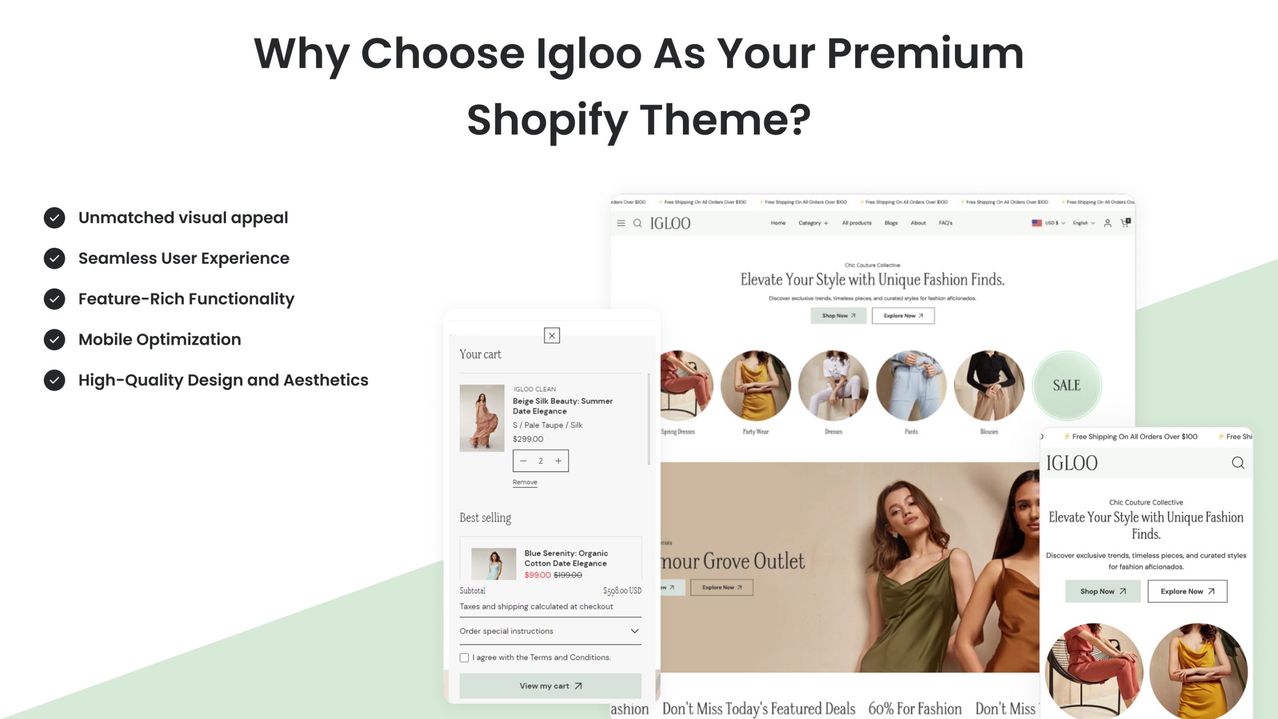 Why choose Igloo as your premium Shopify theme?