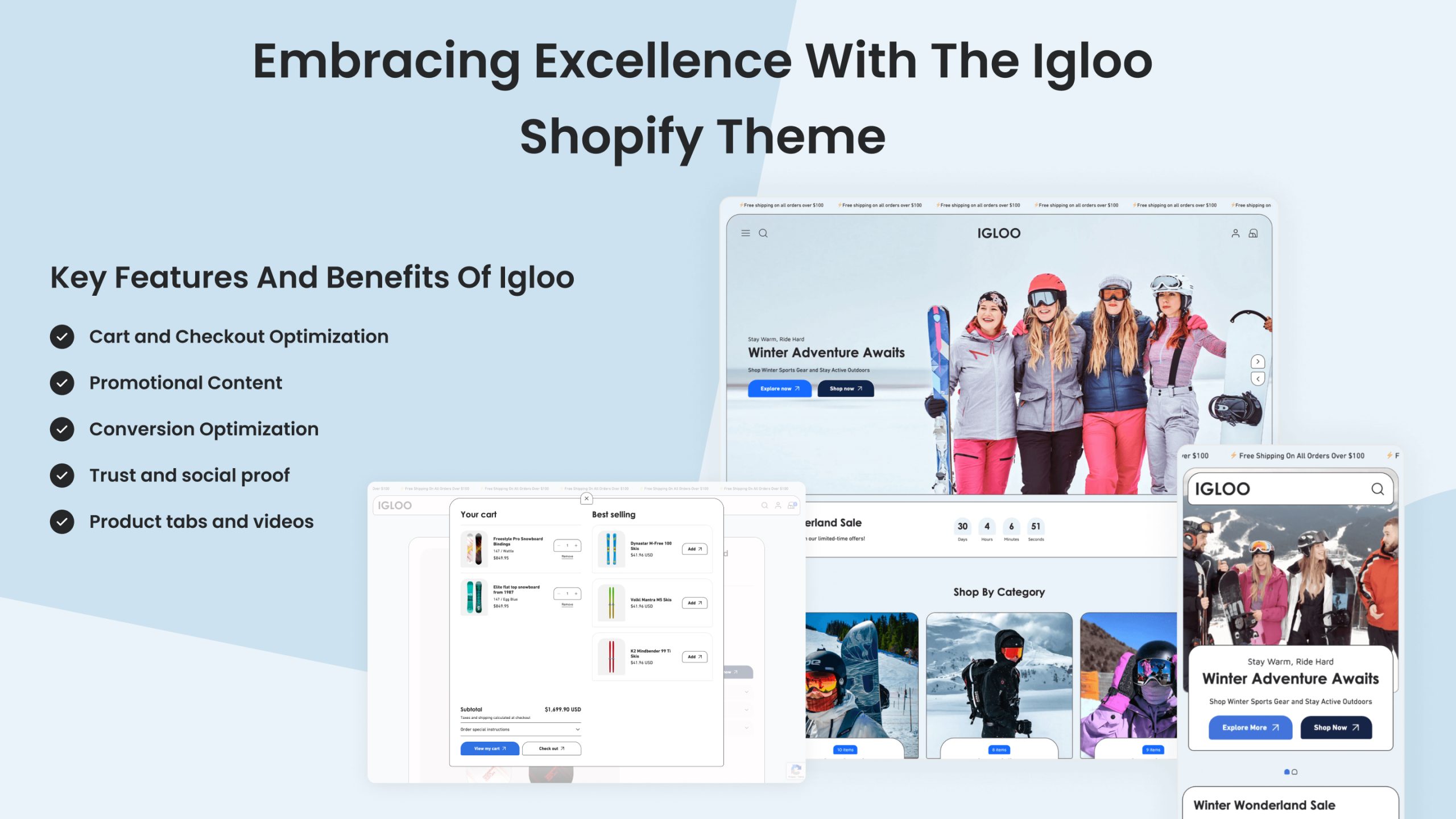 Igloo: The Best-Selling Shopify Theme for eCommerce Stores