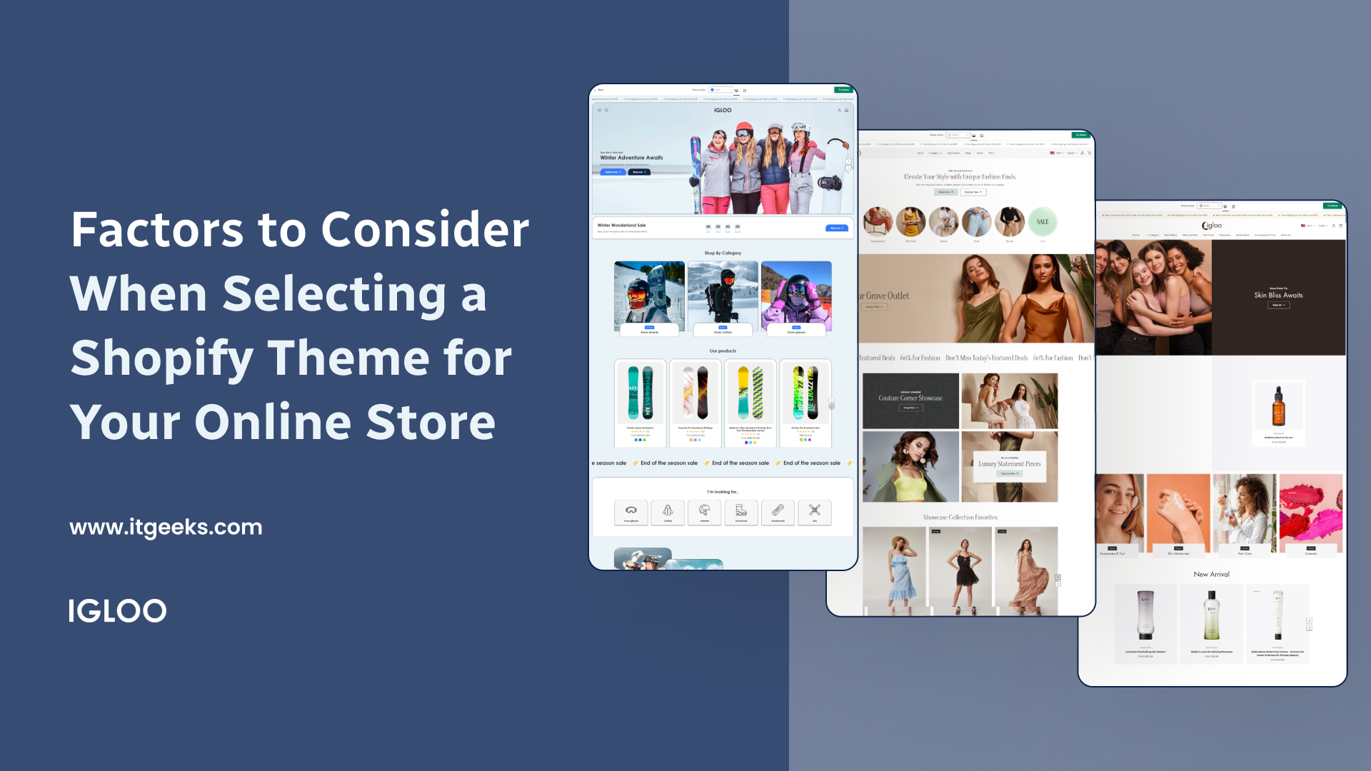 Factors to Consider When Selecting a Shopify Theme for Your Online Store
