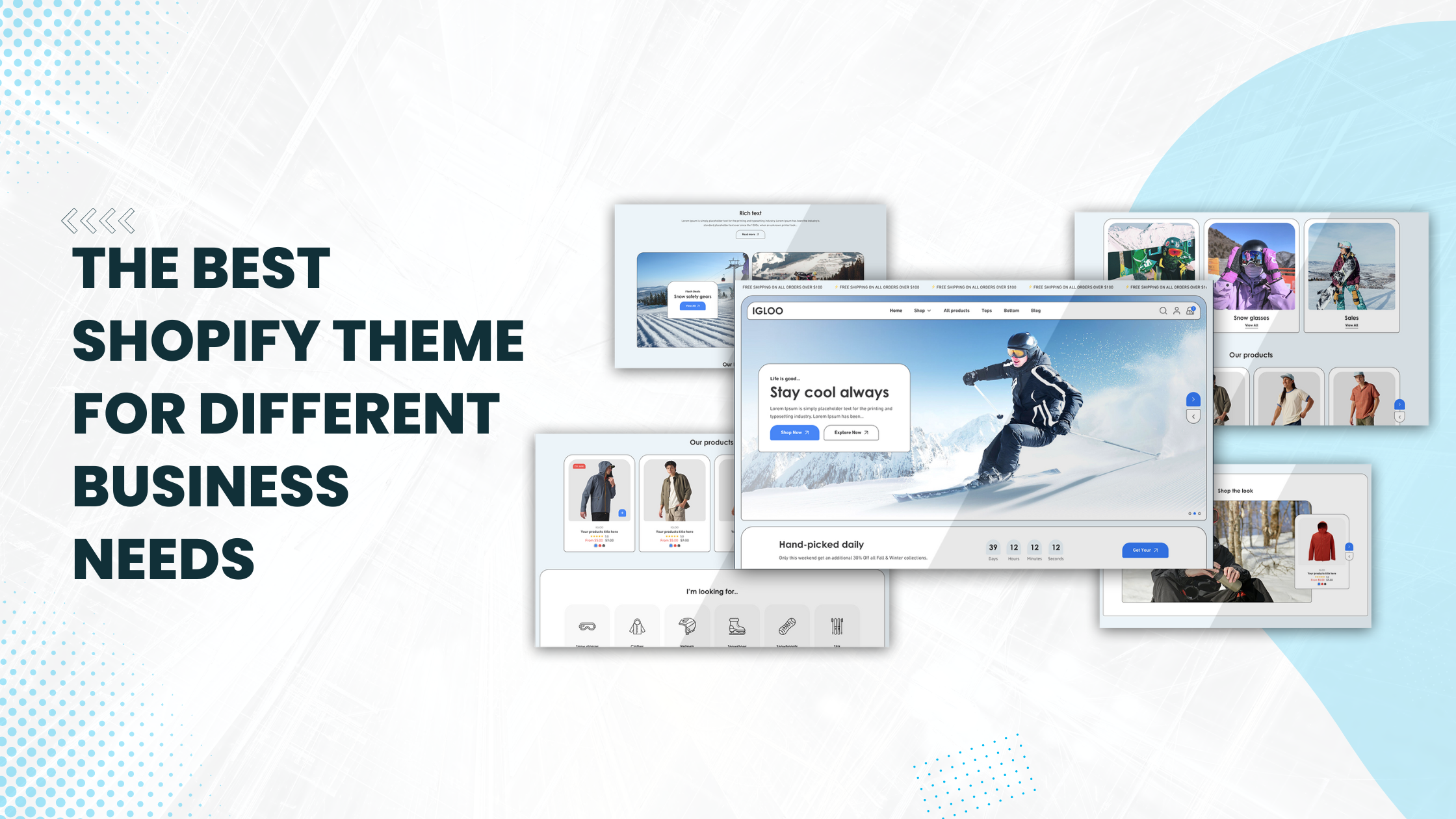 The best Shopify theme for different business needs
