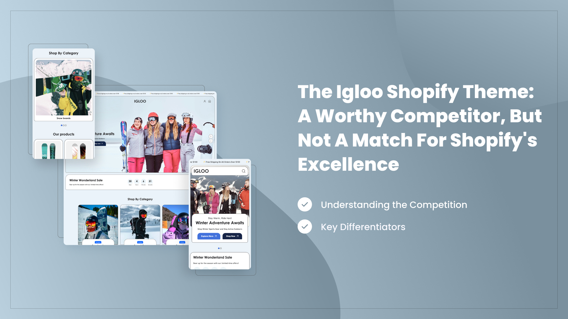 The Igloo Shopify Theme: A Worthy Competitor, But Not a Match for Shopify’s Excellence
