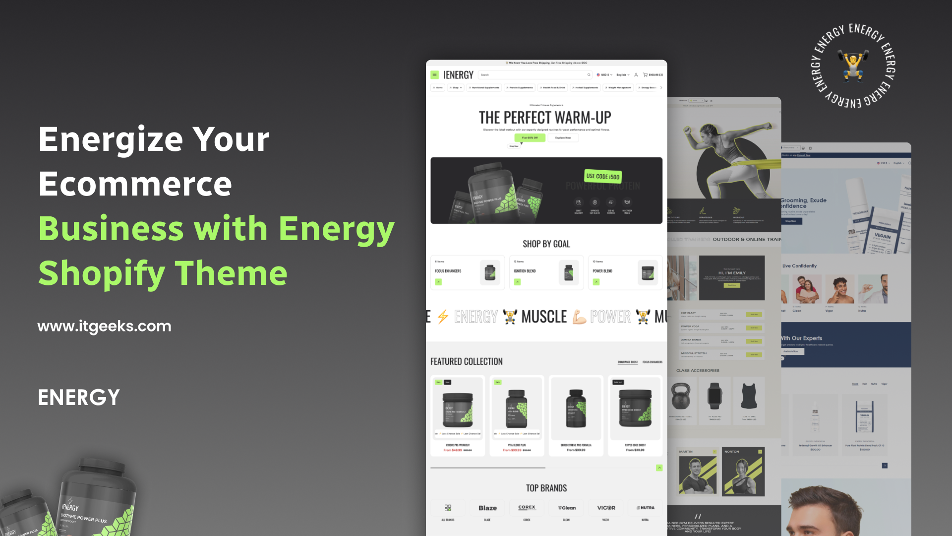 Energize Your Ecommerce Business with Energy Shopify Theme